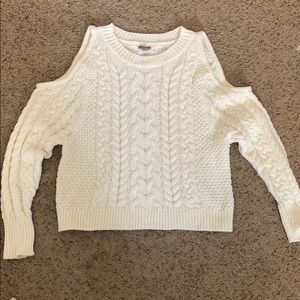 Open shoulder aerie sweater